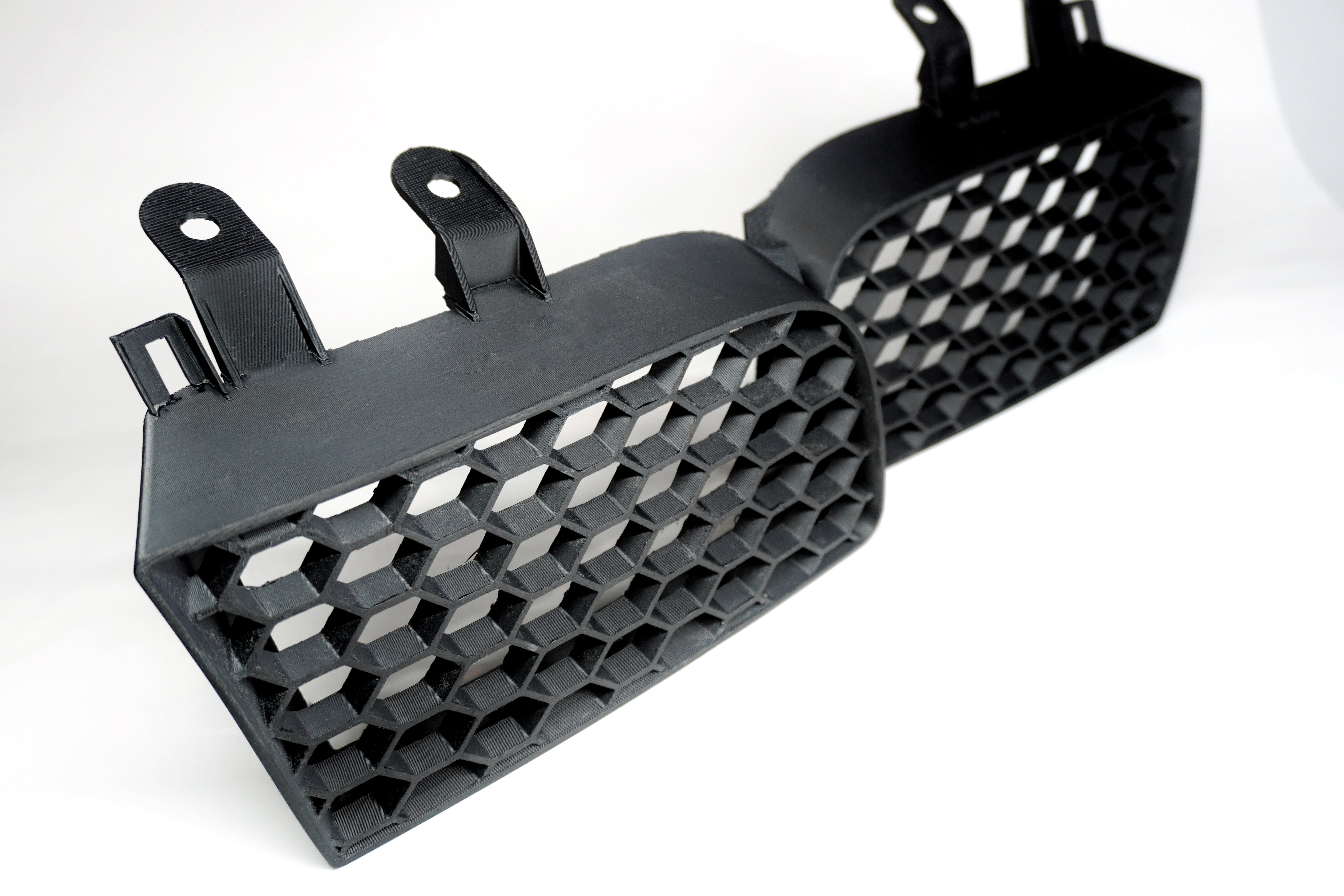Upper Side Grille Hexagons compatible with Seat Leon Cupra